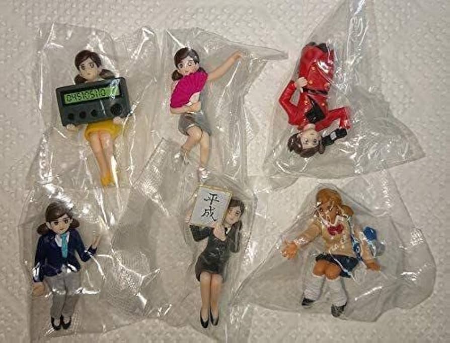 Amazon.co.jp: 平成のフチ子 フィギュア6種類 : おもちゃ